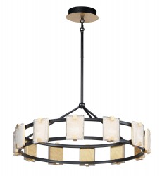  Radiant 12-Light LED Chandelier-(39536CYBKGL)-Maxim