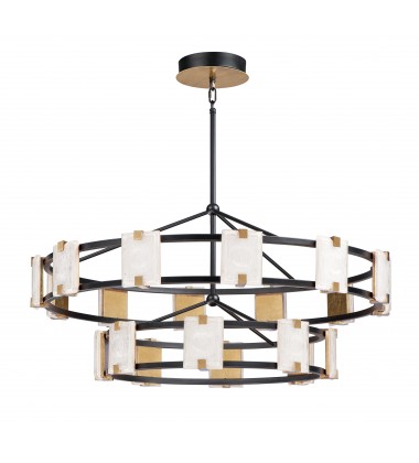  Radiant 20-Light LED Chandelier-(39538CYBKGL)-Maxim