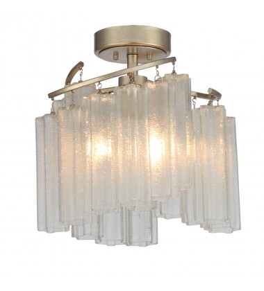  Victoria 3-Light Semi Flush-(39570WFLGS)-Maxim