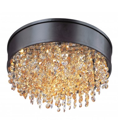  Mystic 11-Light LED Flush Mount-(39650SHBZ)-Maxim