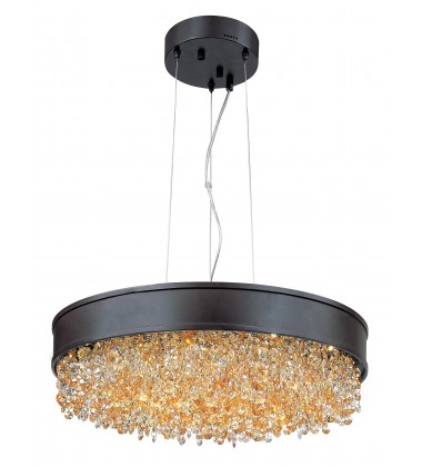  Mystic 22-Light LED Pendant-(39657SHBZ)-Maxim