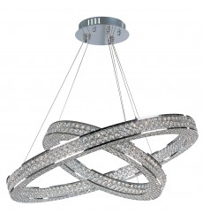  Eternity 2-Tier LED Pendant-(39777BCPC)-Maxim