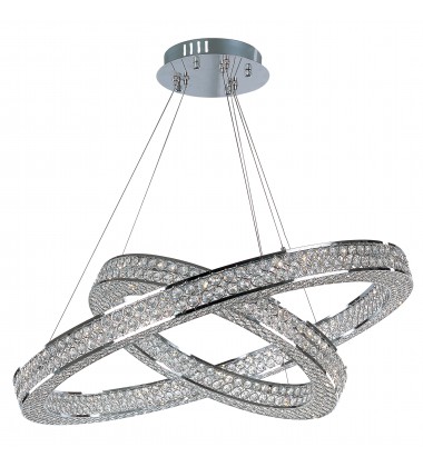 Eternity 2-Tier LED Pendant-(39777BCPC)-Maxim