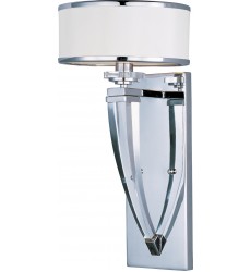  Metro 1-Light Wall Sconce-(39828BCWTPC)-Maxim