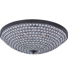  Glimmer 6-Light Flush Mount-(39872BCBZ)-Maxim
