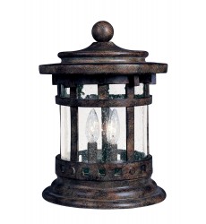  Santa Barbara VX 3-Light Outdoor Deck Lantern-(40032CDSE)-Maxim