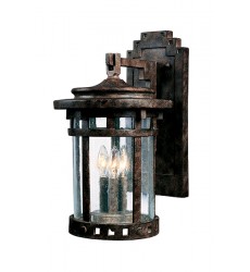  Santa Barbara VX 3-Light Outdoor Wall Lantern-(40034CDSE)-Maxim