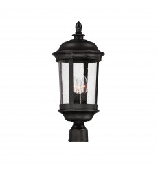  Dover VX 3-Light Outdoor Pole/Post Lantern-(40091CDBZ)-Maxim