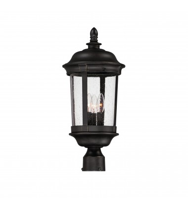  Dover VX 3-Light Outdoor Pole/Post Lantern-(40091CDBZ)-Maxim
