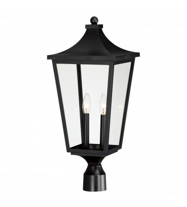  Sutton Place VX 2-Light Outdoor Post Lantern-(40230CLBK)-Maxim