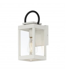Nassau VX 1-Light Outdoor Wall Lantern-(40312CLWTBK)-Maxim  Nassau VX 1-Light Outdoor Wall Lantern-(40312CLWTBK)-Maxim