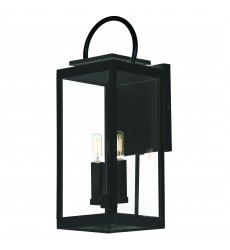 Nassau VX 1-Light Large Outdoor Wall Lantern-(40316CLBK)-Maxim  Nassau VX 1-Light Large Outdoor Wall Lantern-(40316CLBK)-Maxim
