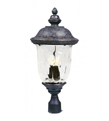  Carriage House VX 3-Light Outdoor Pole/Post Lan-(40420WGOB)-Maxim