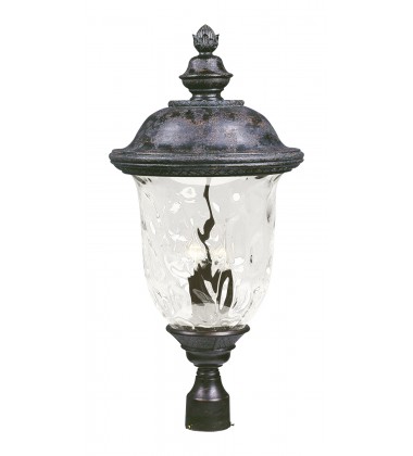  Carriage House VX 3-Light Outdoor Pole/Post Lan-(40421WGOB)-Maxim