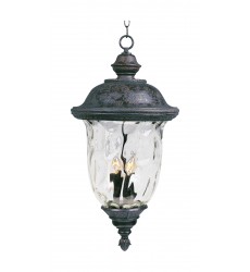  Carriage House VX 3-Light Outdoor Hanging Lan-(40427WGOB)-Maxim