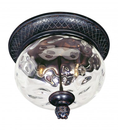  Carriage House 2-Light Outdoor Ceiling Mount-(40429WGOB)-Maxim