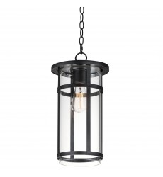  Clyde VX 1-Light Outdoor VX Hanging Pendant-(40629CLBK)-Maxim
