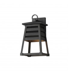 Shutters 1-Light Small Outdoor Wall Sconce-(40632BK)-Maxim  Shutters 1-Light Small Outdoor Wall Sconce-(40632BK)-Maxim