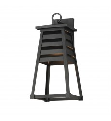 Shutters 1-Light Medium Outdoor Wall Sconce-(40634BK)-Maxim  Shutters 1-Light Medium Outdoor Wall Sconce-(40634BK)-Maxim