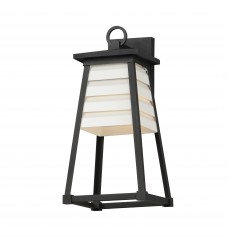 Shutters 1-Light Medium Outdoor Wall Sconce-(40634WTBK)-Maxim  Shutters 1-Light Medium Outdoor Wall Sconce-(40634WTBK)-Maxim