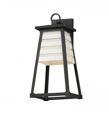 Shutters 1-Light Medium Outdoor Wall Sconce-(40634WTBK)-Maxim  Shutters 1-Light Medium Outdoor Wall Sconce-(40634WTBK)-Maxim