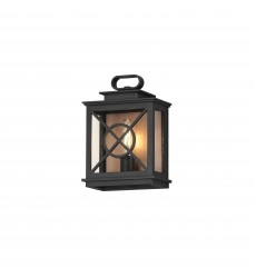  Yorktown VX 1-Light Outdoor Pocket Sconce-(40802CLACPBK)-Maxim