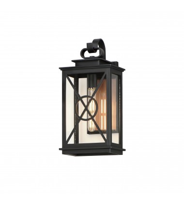 Yorktown VX 1-Light Outdoor Wall Sconce-(40804CLACPBK)-Maxim