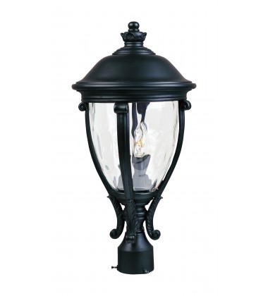  Camden VX 3-Light Outdoor Pole/Post Lantern-(41421WGBK)-Maxim