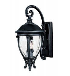 Camden VX 3-Light Outdoor Wall Lantern-(41425WGBK)-Maxim