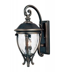  Camden VX 3-Light Outdoor Wall Lantern-(41425WGGO)-Maxim