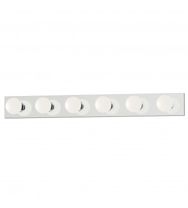  Essentials 6-Light Bath Vanity Strip Light-(4456PC)-Maxim