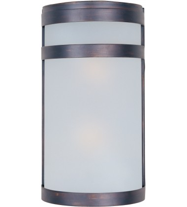 Arc 2-Light Outdoor Wall Sconce-(5002FTOI)-Maxim