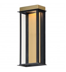  Rincon Large LED Outdoor Sconce-(50754BKGLD)-Maxim
