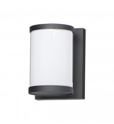  Barrel Small LED Outdoor Wall Sconce-(52125WTBK)-Maxim