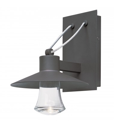  Civic Small LED Outdoor Wall Sconce-(54360CLABZ)-Maxim