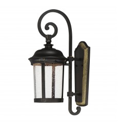  Dover LED Outdoor Wall Lantern-(55024CDBZ)-Maxim