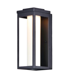  Salon Outdoor LED Wall Sconce-(55904SWBK)-Maxim