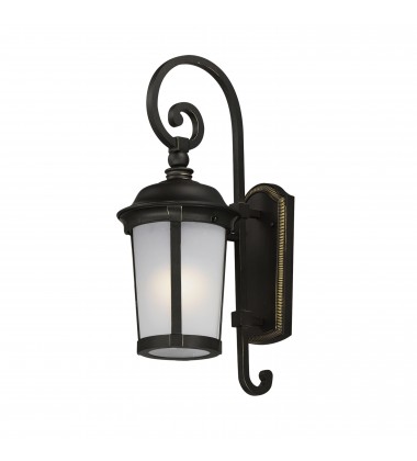  Dover LED 1-Light Outdoor Wall Lantern-(56093FSBZ)-Maxim