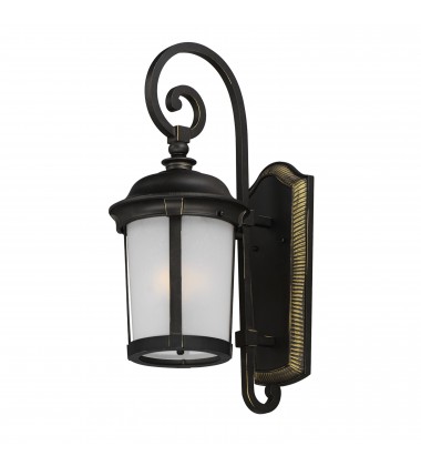  Dover LED 1-Light Outdoor Wall Lantern-(56094FSBZ)-Maxim