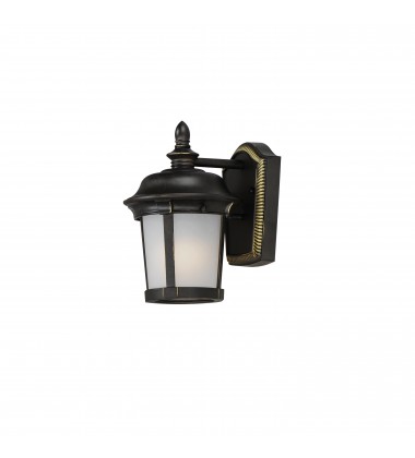  Dover LED 1-Light Outdoor Wall Lantern-(56096FSBZ)-Maxim