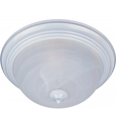  Essentials 1-Light Flush Mount-(5840MRWT)-Maxim