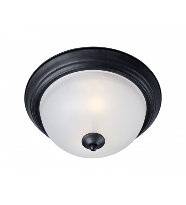  Essentials 2-Light Flush Mount-(5841FTBK)-Maxim