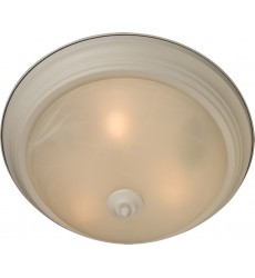  Essentials 3-Light Flush Mount-(5842MRTW)-Maxim