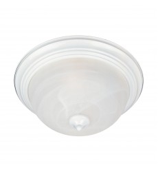  Essentials 3-Light Flush Mount-(5842MRWT)-Maxim