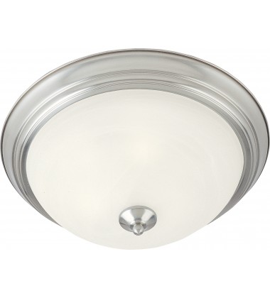  Essentials 2-Light Flush Mount-(5849MRSN)-Maxim