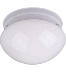 Essentials 1-Light Flush Mount-(5880WTWT)-Maxim Essentials 1-Light Flush Mount-(5880WTWT)-Maxim