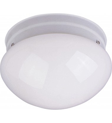  Essentials 1-Light Flush Mount-(5880WTWT)-Maxim