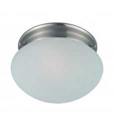  Essentials 1-Light Flush Mount-(5884FTSN)-Maxim