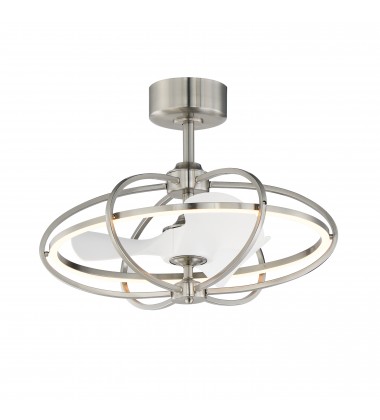  Corona WiFi-enabled LED Fandelight-(61001SN)-Maxim