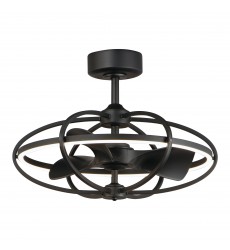  Corona WiFi-enabled LED Fandelight-(61002BK)-Maxim